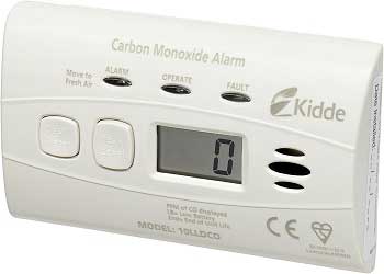 alarma detector de monoxido de carbono Kidde 10LLDCO